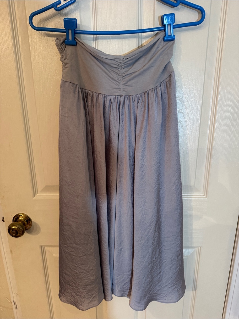 CAbi Light Gray convertible dress or skirt Skirt size medium